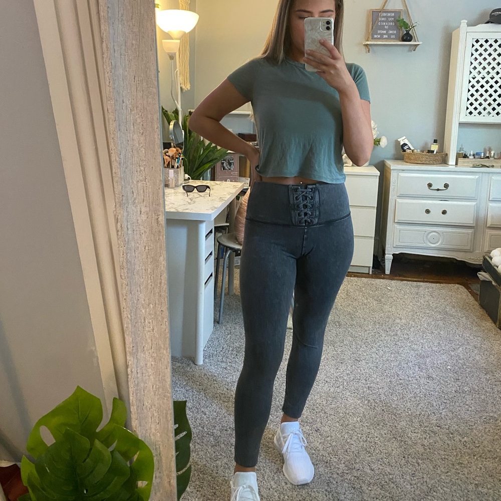 Aerie Lace-up Leggings